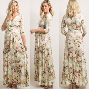 Floral MATERNITY Dress